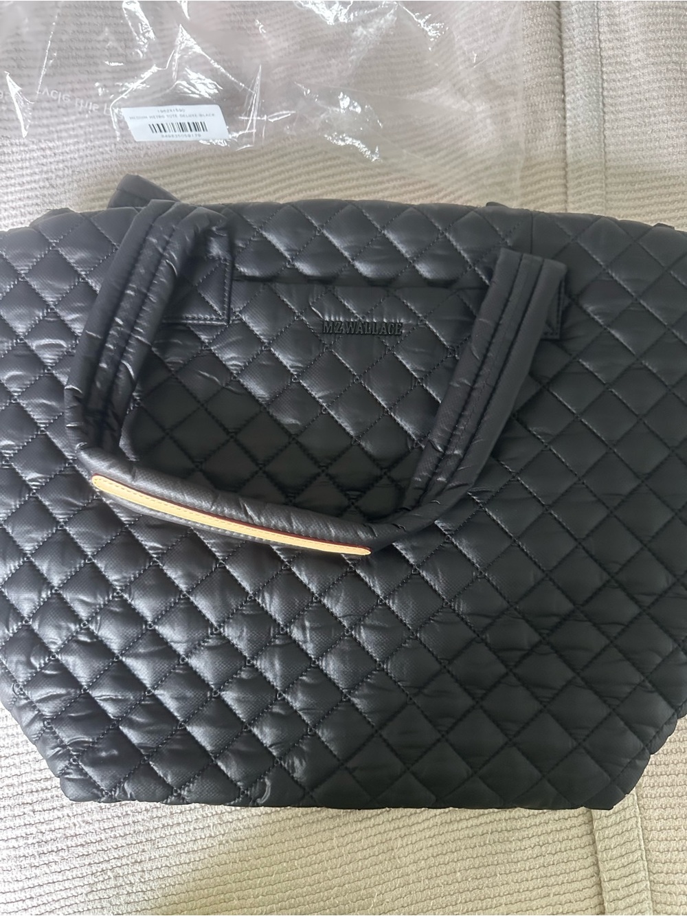 MZ Wallace med deluxe tote black NEW 
with tags
